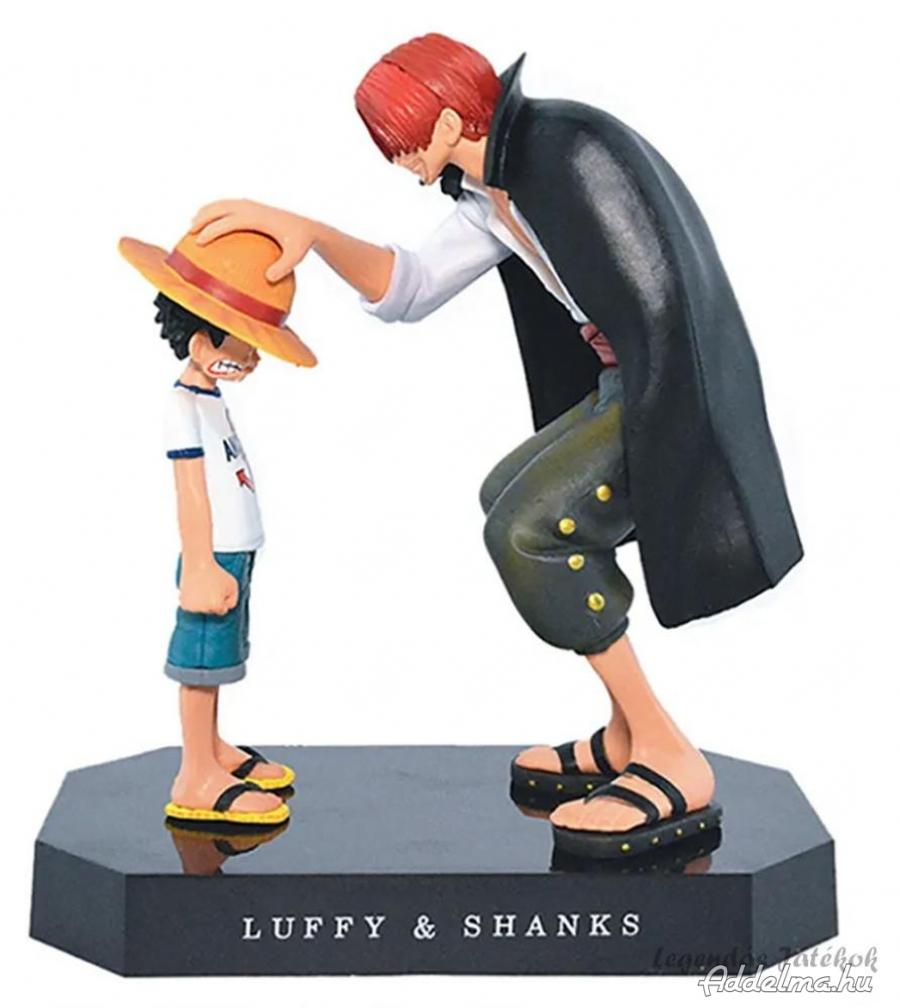 One piece Luffy és Shanks szituációs figura együttes