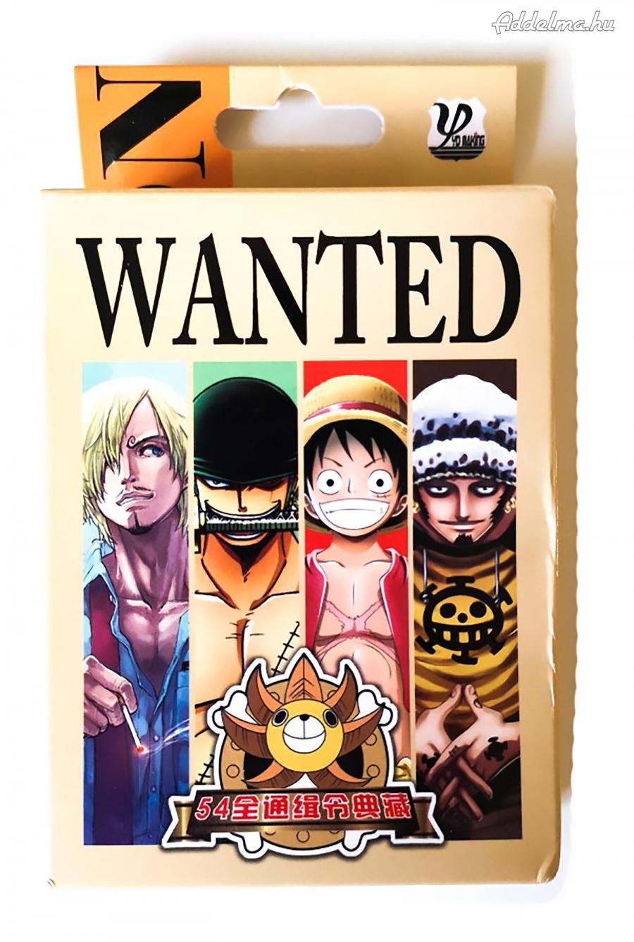 One Piece Wanted anime francia kártya