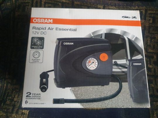 OSRAM Autókerék és matracpumpa kompresszor -12V szivargy. OTI610