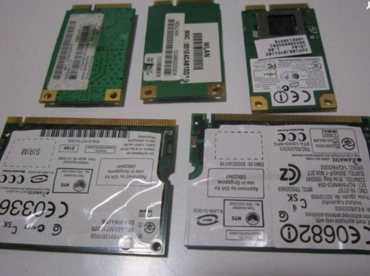 Öt darab Laptop Wifi kártya együtt bontásból * Easyboxba 1480