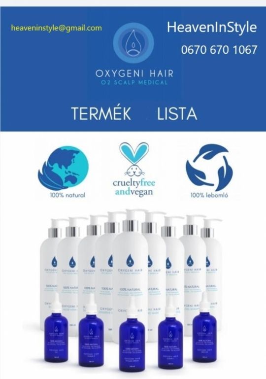 Oxygeni hair oxigénes hajápoló termékcsalád egyben eladó