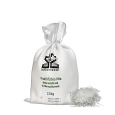 Padlófütés betonhoz betonszál Mix 2.5 kg