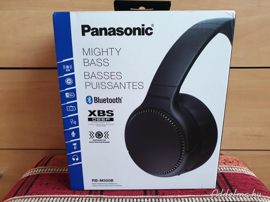 Panasonic RB-M500B bluetooth és kábeles fejhallgató 0km-es