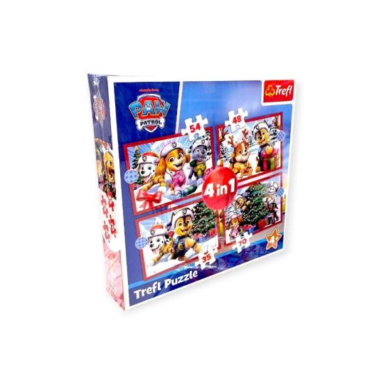 Paw Patrol karácsonyi kirakó 4 az 1-ben – Trefl