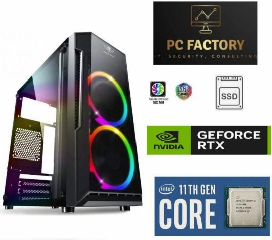 PC FACTORY PEACE OF MIND 02(I5 11400F/16GB DDR4/480GB SSD/RTX 3050)