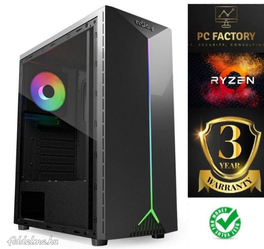 PC FACTORY RYZEN GAME STARTszámítógépünk 3 év garanciával !!