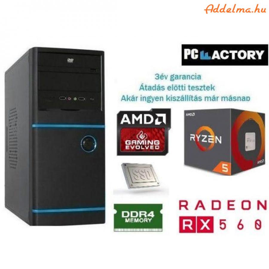 PC FACTORY RYZEN GAMER 7 (RYZEN5 1400/8GB DDR4/240GBSSD/RX560 4GB)