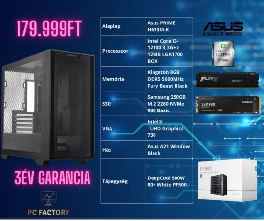 Pcfactory Big Brands számítógépünk!