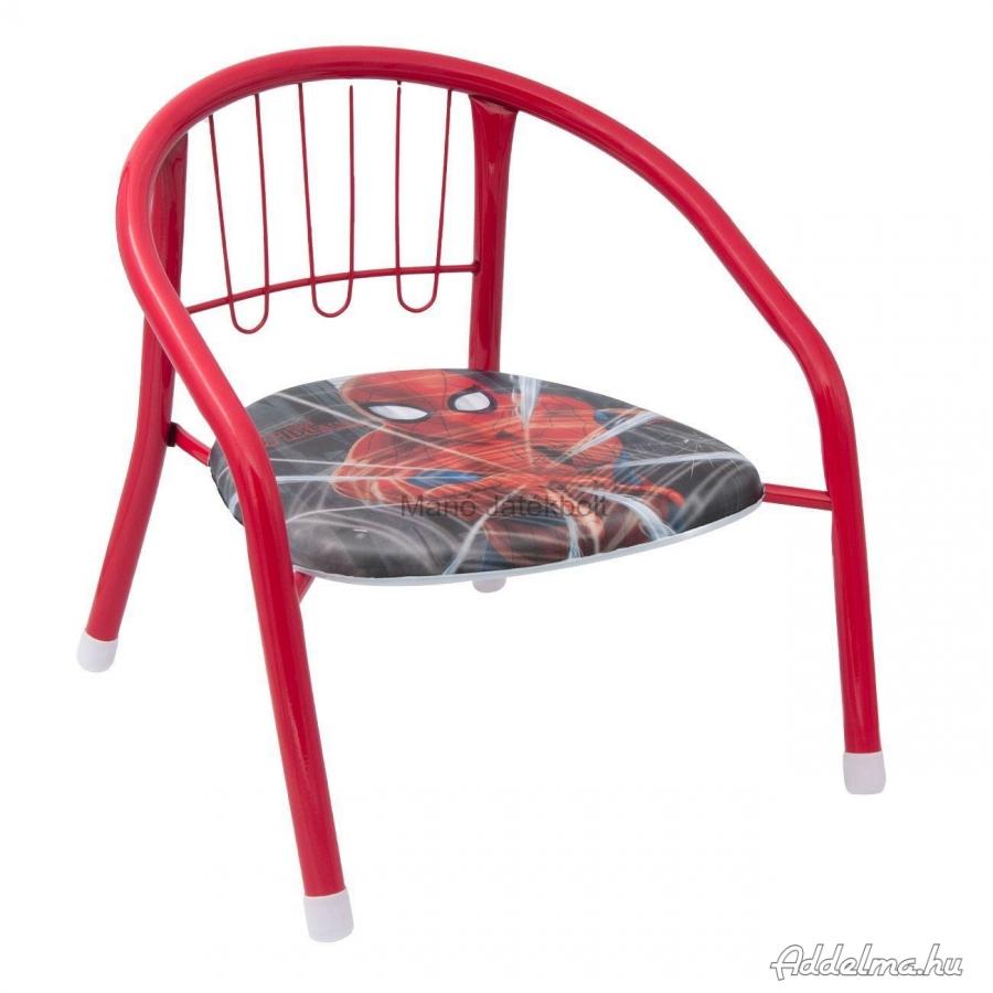 Pókember fémvázas gyermek szék