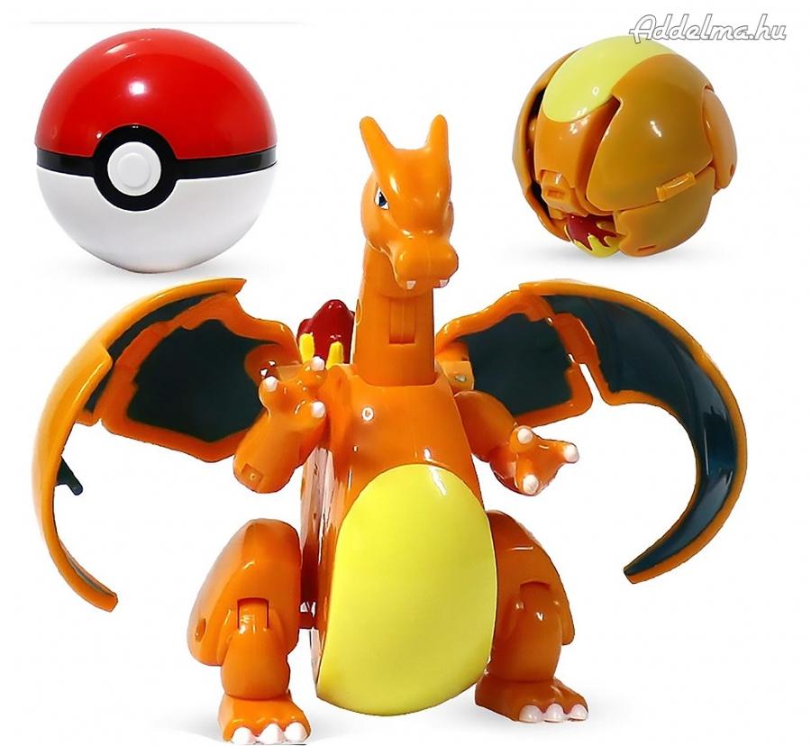 Pokemon labdába zárható Charizard figura 12 cm