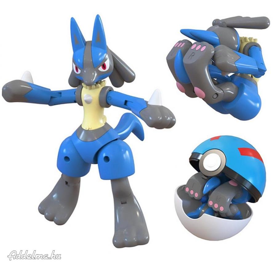 Pokemon labdába zárható Lucario figura 10 cm