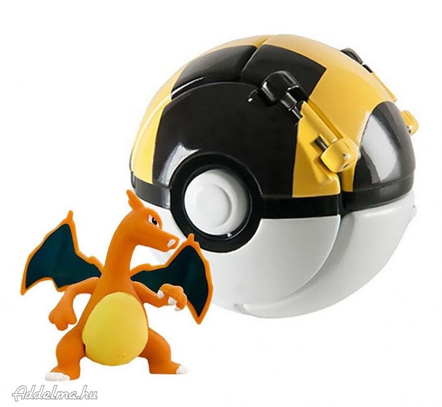 Pokemon labdába zárható mini Charizard figura