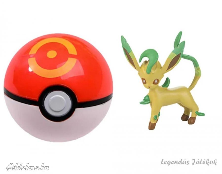 Pokemon labdába zárható mini Leafeon