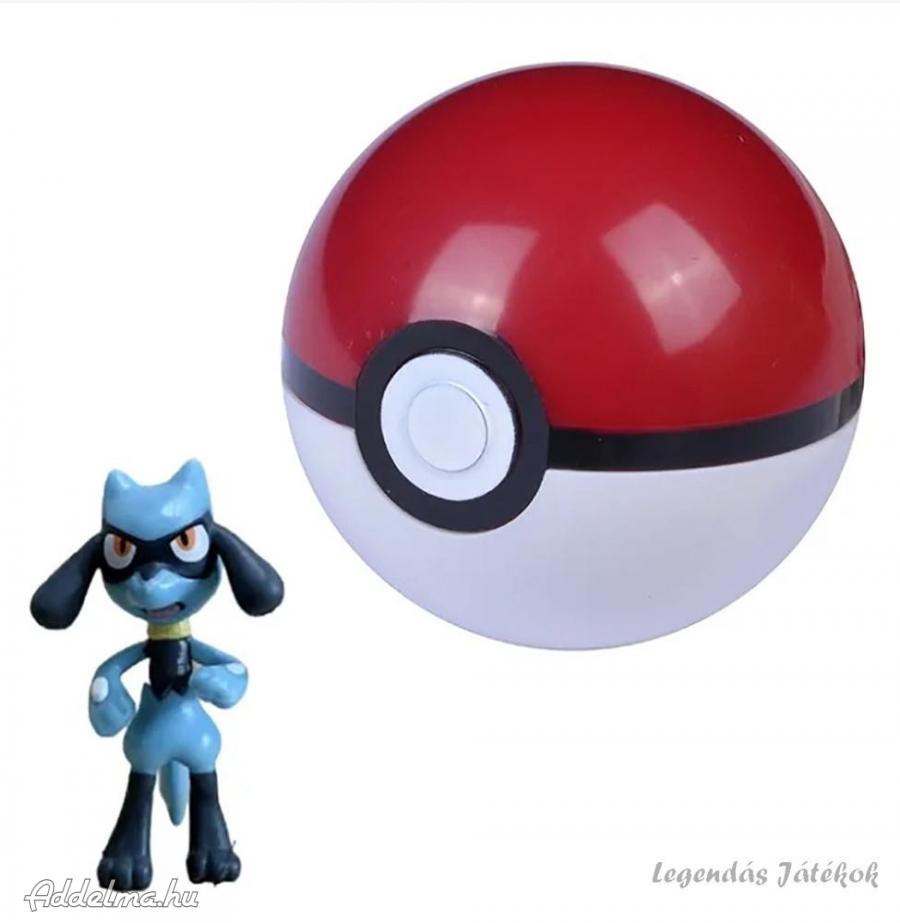 Pokemon labdába zárható mini Lucario figura