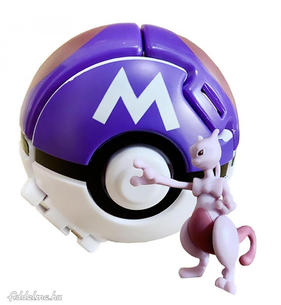 Pokemon labdába zárható mini Mewtwo figura