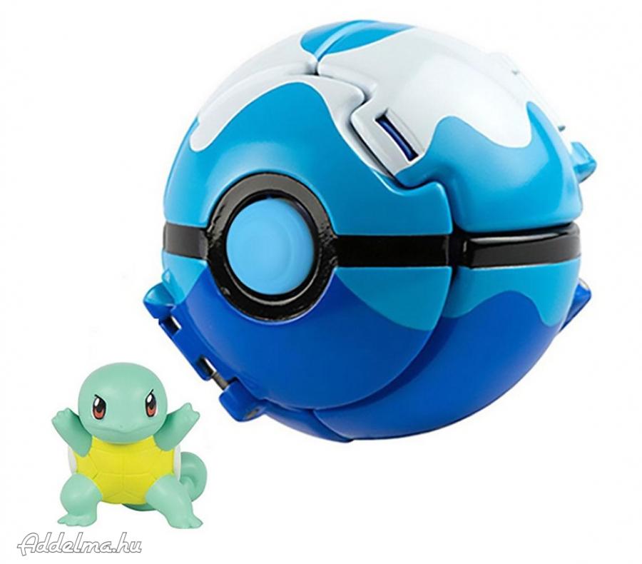 Pokemon labdába zárható mini Squirtle figura