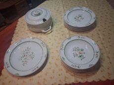 Porcelán étkészlet hollóházi