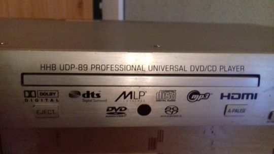 Professional Universal HHB UDP-89 DVD/CD player