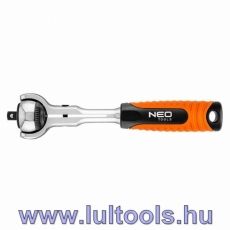 Racsnis hajtószár 3/8" forgófejes 360° Neo