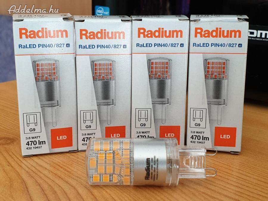 Radium LED izzó égő G9 foglalat 3,8W = 40W (meleg fehér)