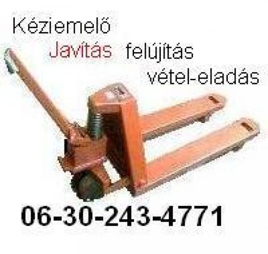 Raklapemelő, Béka Javítás, Kölcsönzés, Eladó