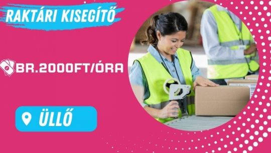 Raktári Kisegítő diákmunka