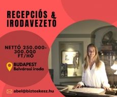 Recepciós & irodavezető