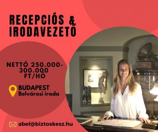Recepciós & irodavezető