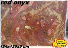 RED ONYX táblás anyag