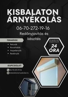 Redőnyjavítás Redőnykészítés Beépítés