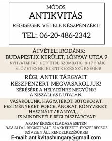 RÉGISÉGEK VÉTELE KÉSZPÉNZÉRT!