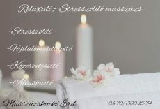 Relaxáló,-Stresszoldó masszázs Érd