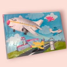 Repülős puzzle gyerekeknek – 24 darabos karton kirakó