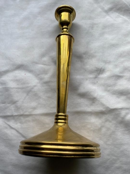 Réz gyertyatartó 30 cm magas
