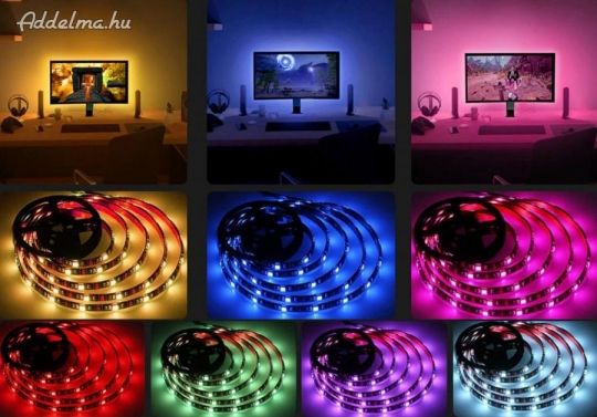 RGB5050 Smart USB TV led szalag háttérvilágítás 4m