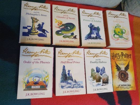 Rowling: Harry Potter -8 kötet, angol nyelvű könyvsorozat -ritka