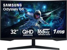 SAMSUNG 32"-os Odyssey G55C sorozatú QHD 1000R ívelt gamer monitor