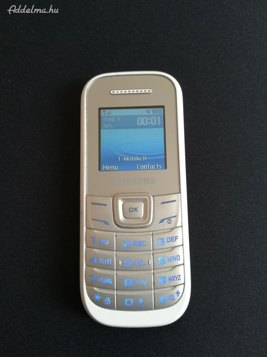 Samsung E1205Y telefon eladó Jó, angol menüs, telekomos