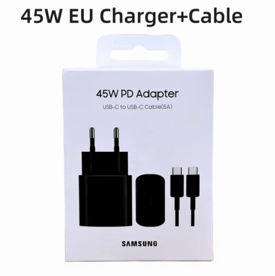 Samsung EP-TA845 gyors töltő 45W PD 3.0 Type-c- Type-c kábel