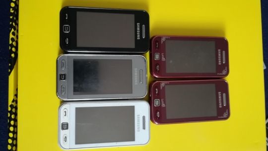 Samsung s5230  mobil 2 db érintöhibás, 1 csíkos kijelzős,