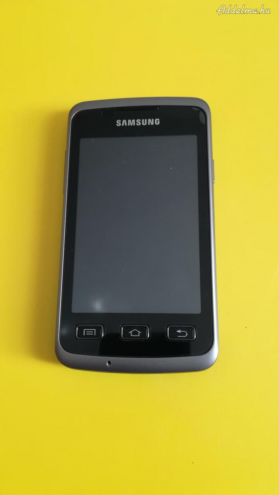 Samsung s5690 mobil akku hiányában teszteleten.