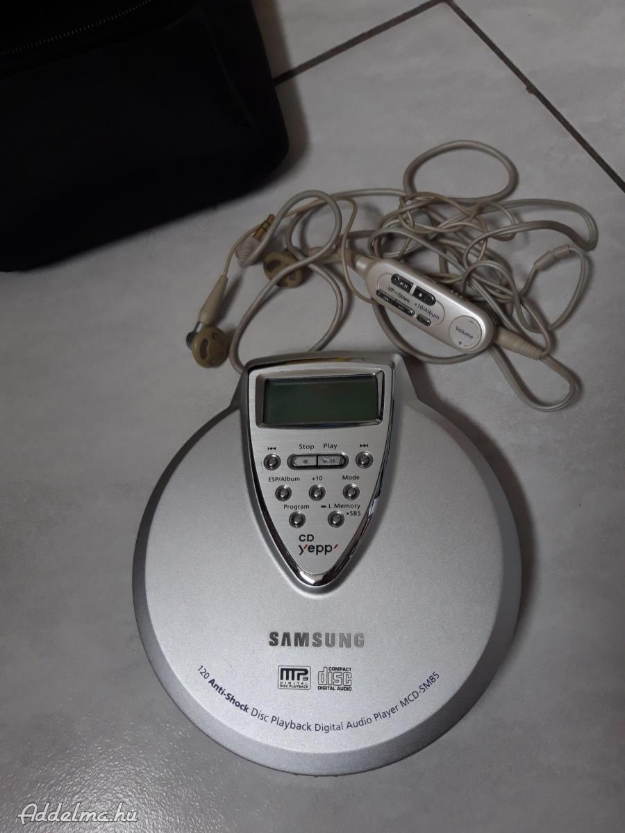 Samsung YePP MCD-SM85 hordozható CD-s mp3-lejátszó/diskman