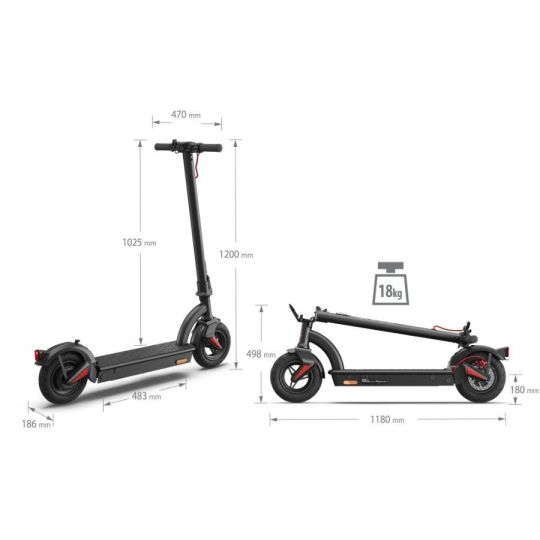 SHARP KS2AEU-B ELEKTROMOS ROLLER 40KM HATÓTÁV