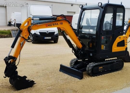 Sherpa We-18 árokásó - Kubota motor - Új!