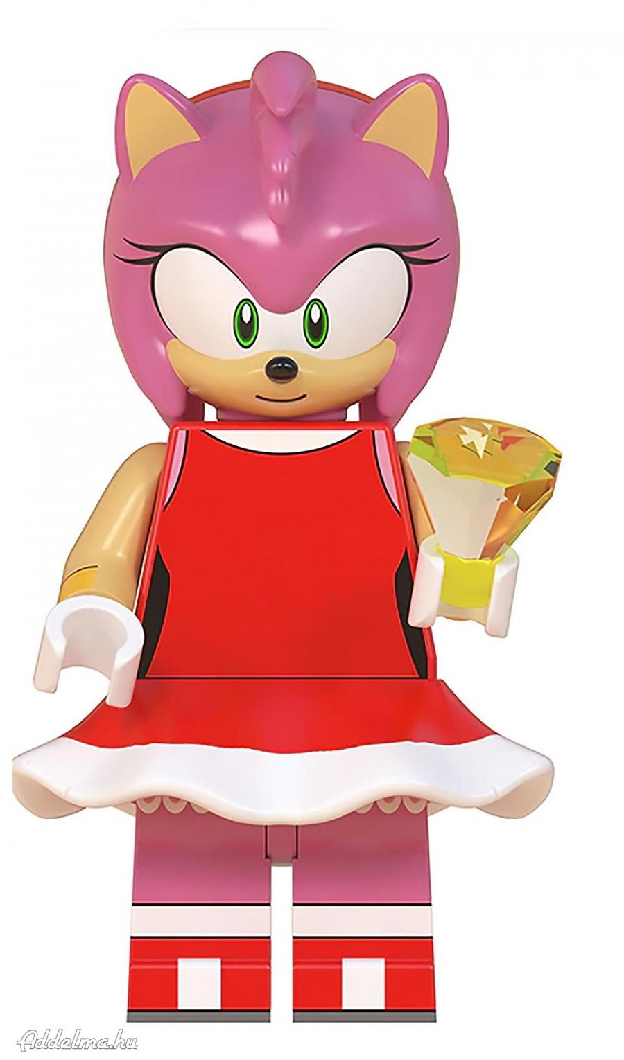 Sonic a sündisznó - Amy Rose mini figura Új! Készletről!