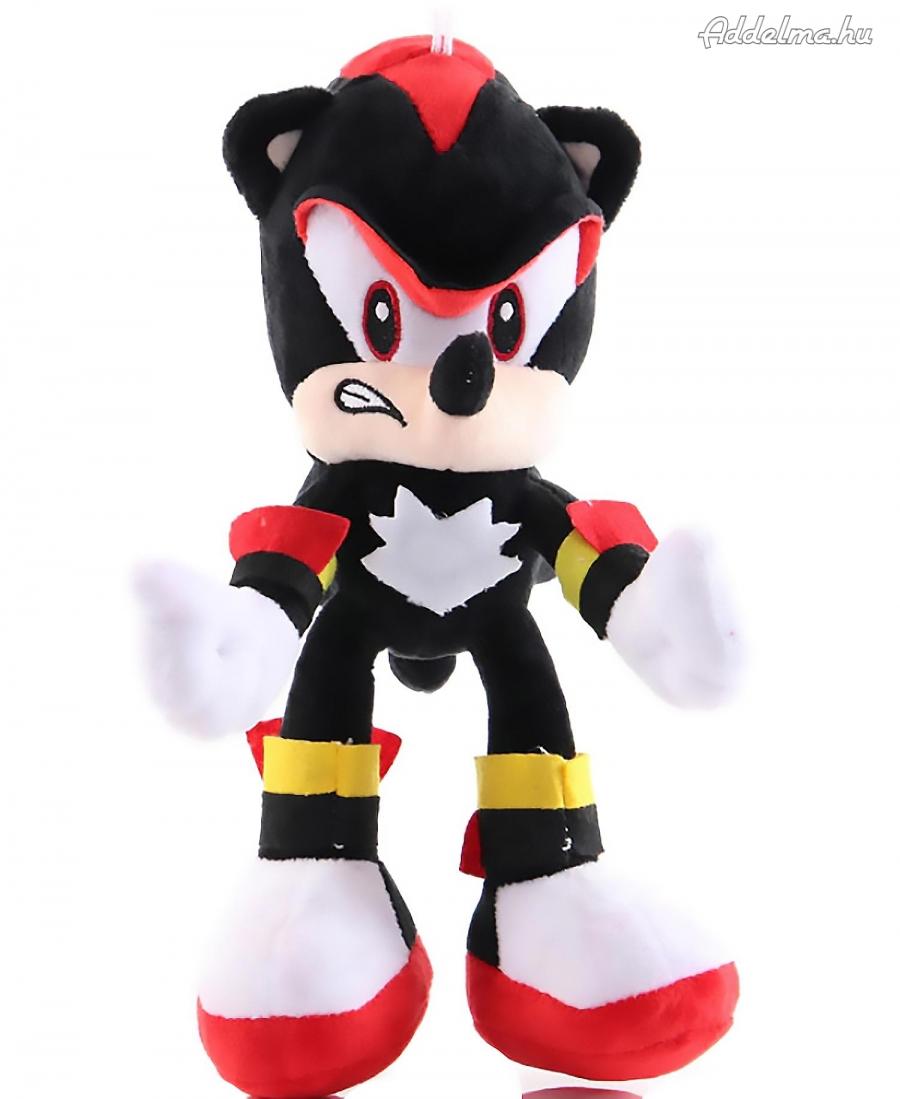 Sonic a sündisznó - Fekete Shadow plüss 20 cm