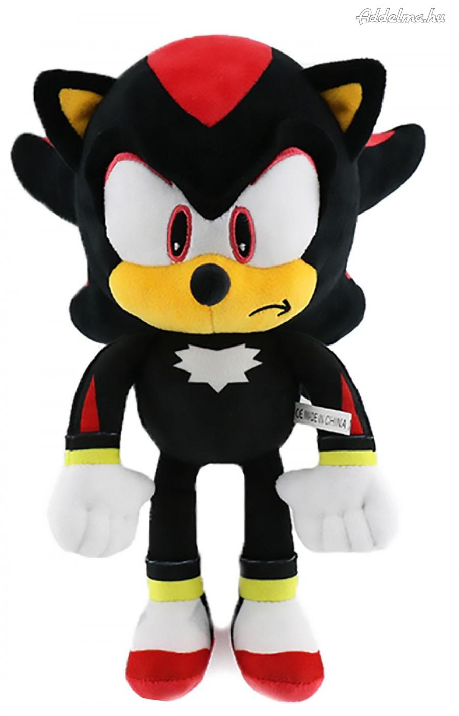 Sonic a sündisznó - Fekete Shadow plüss 30 cm