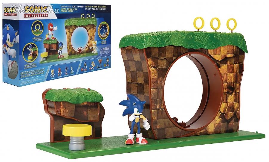 Sonic a sündisznó Green hill zone pálya játék szett SEGA JAKKS