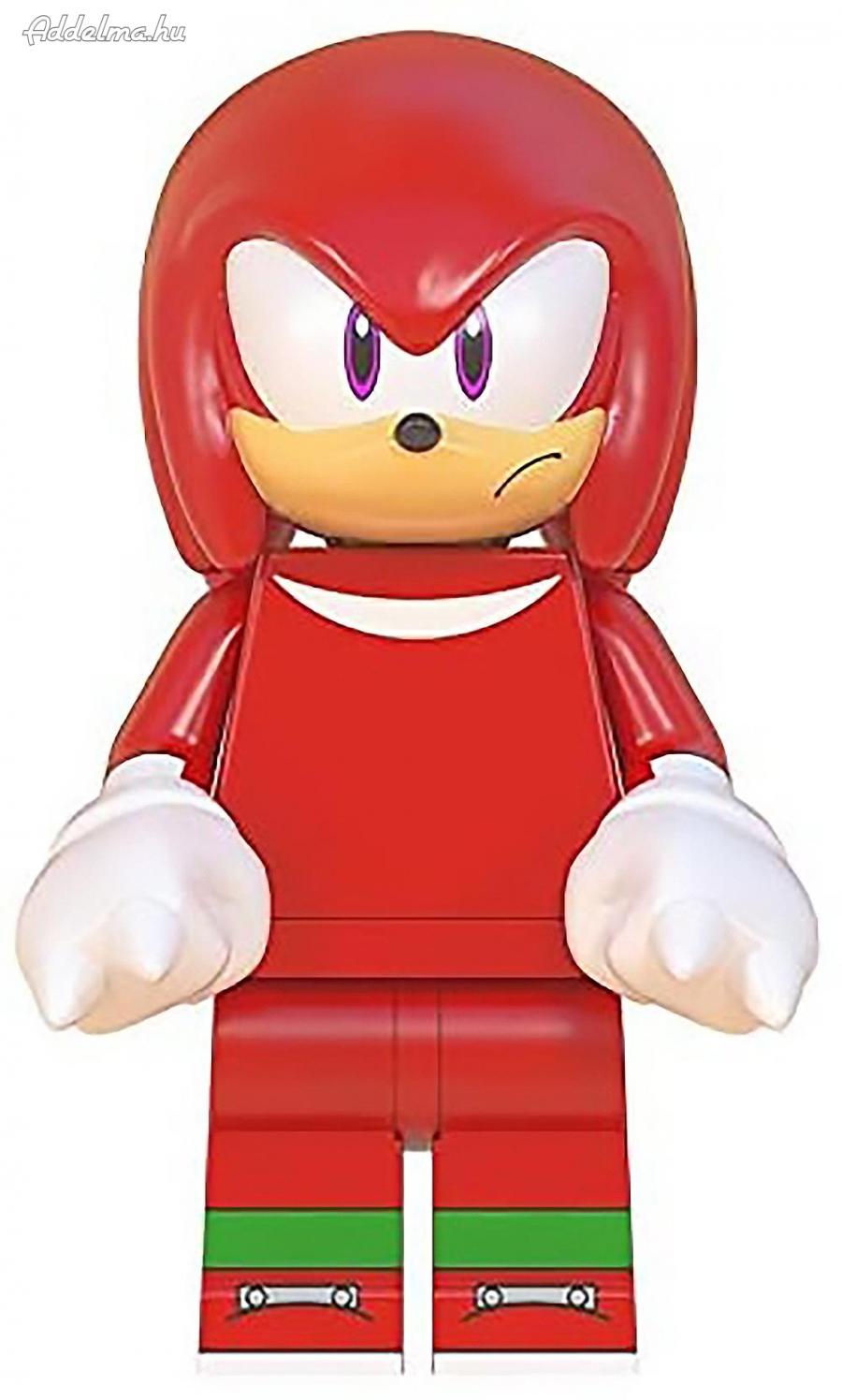 Sonic a sündisznó - Piros Knuckles mini figura Új! Készletről!