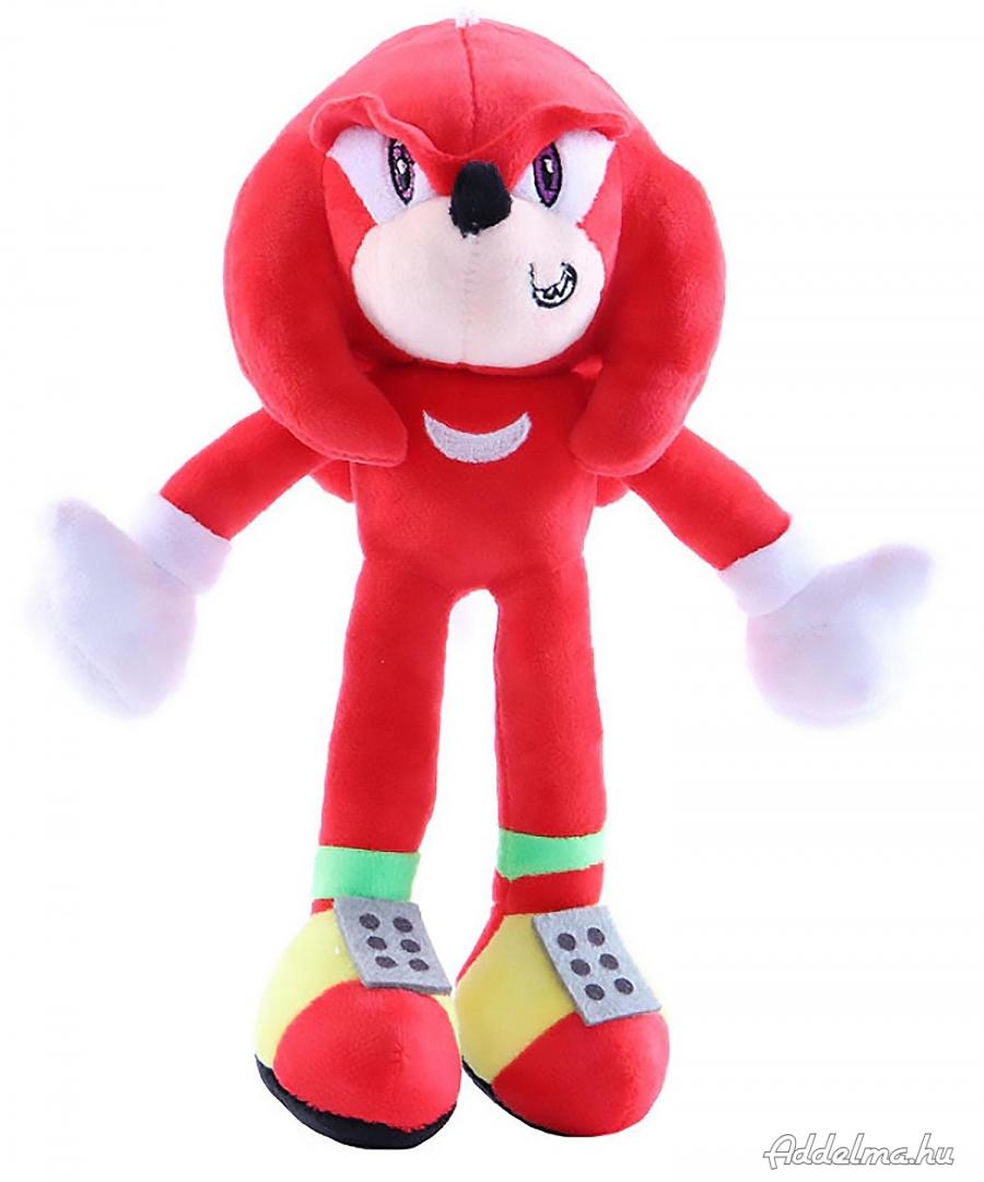 Sonic a sündisznó - Piros Knuckles plüss 20 cm